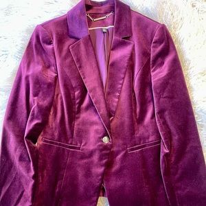 White House Black Market Velvet Blazer